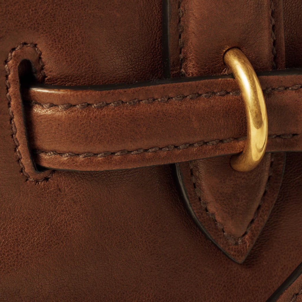 Sac Boston Vintage - L'Élégance Chocolat
