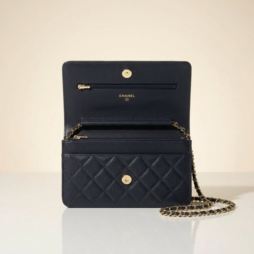 Pochette Intemporelle WOC – L'Éclat Bleu Marine