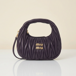 Sac Hobo Plissé - L'Élégance Violette 1