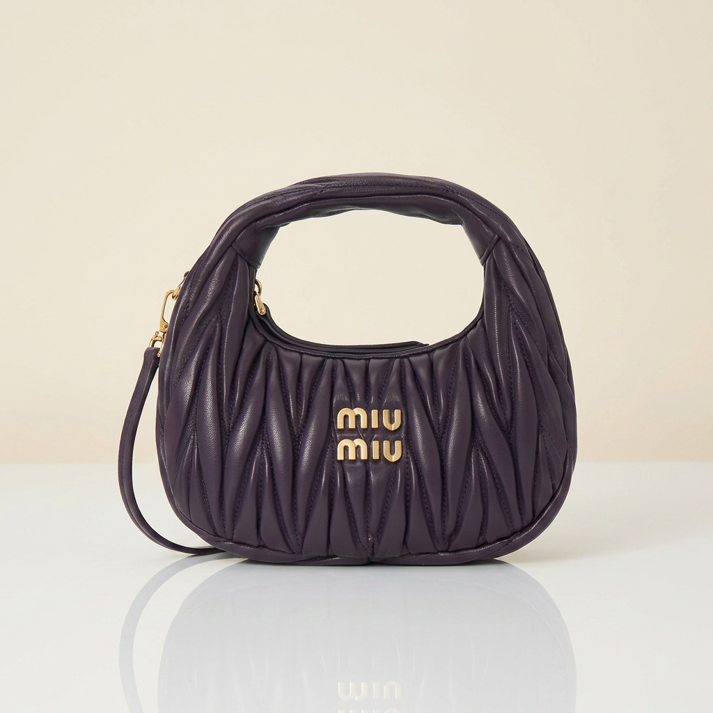Sac Hobo Plissé - L'Élégance Violette