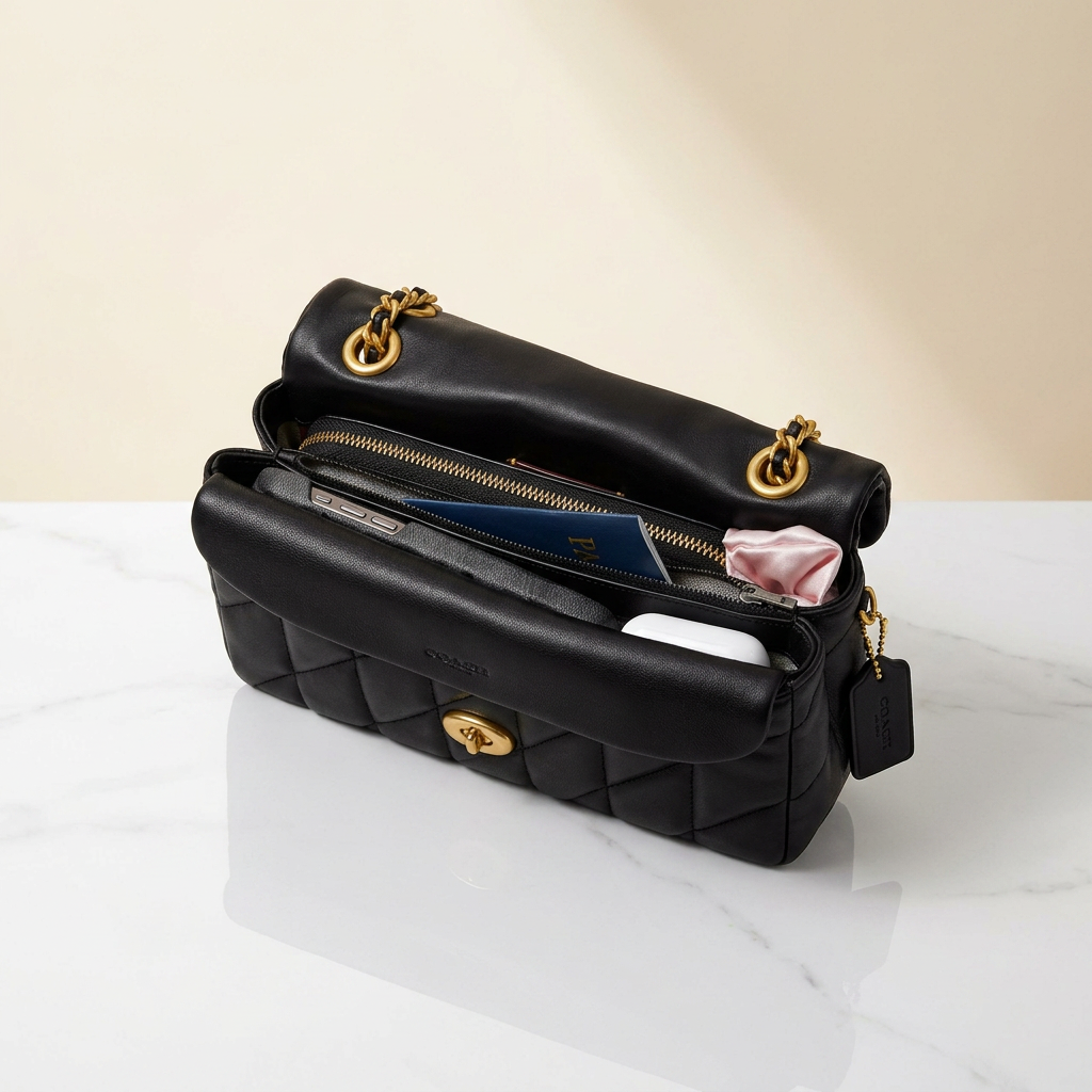Sac Bandoulière Puffy - Le Prestige Noir