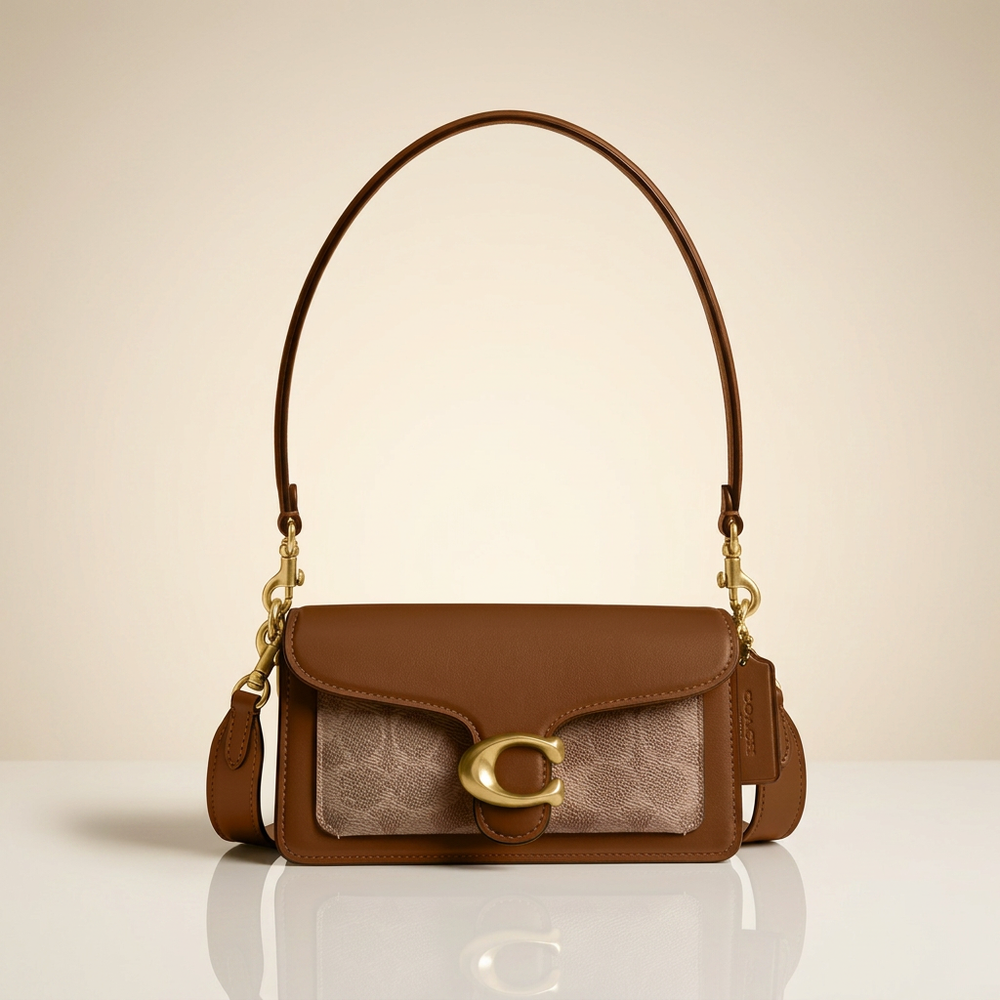 Sac Baguette Canvas - L'Élégance Fauve