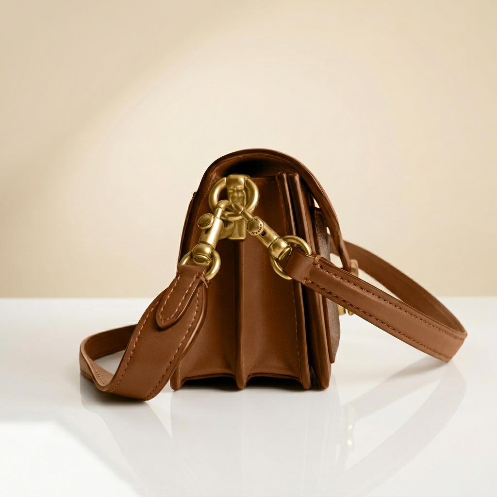 Sac Baguette Canvas - L'Élégance Fauve