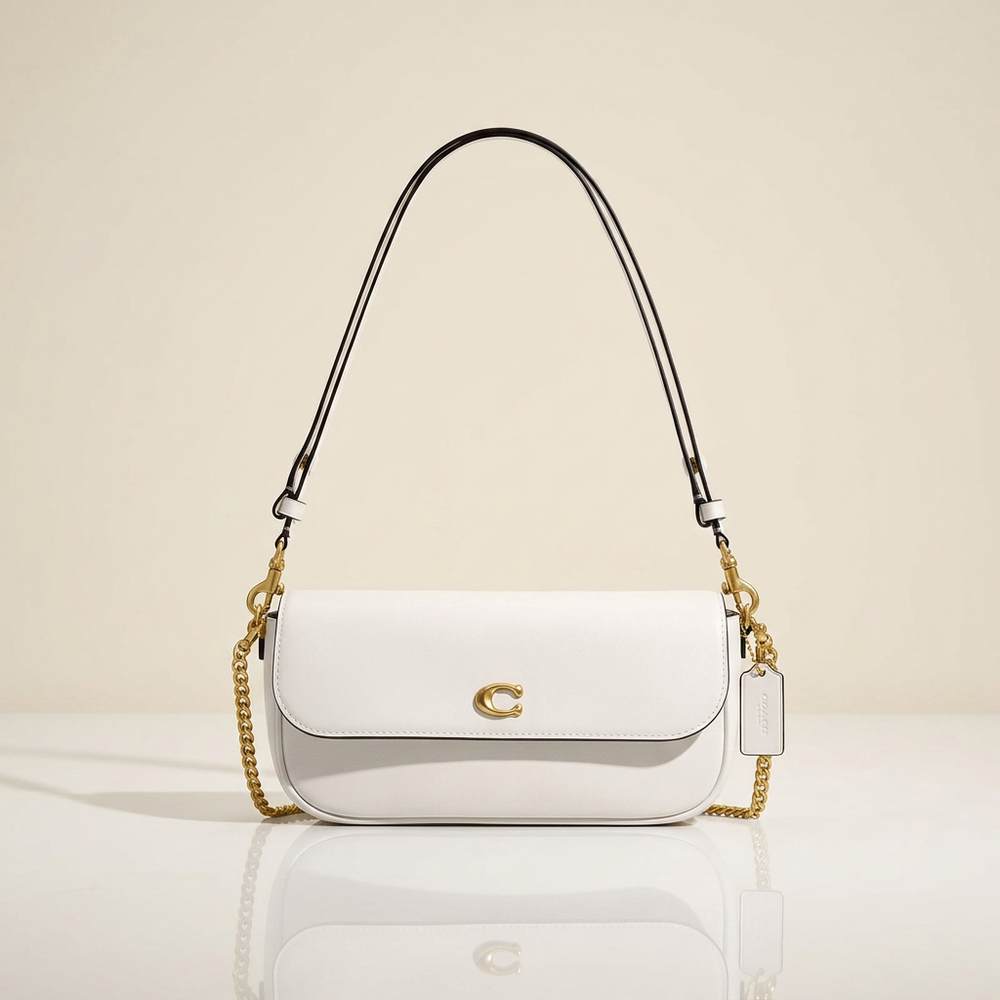 Sac Baguette Pur – L'Élégance Blanche