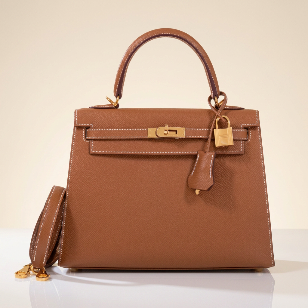 Hermès Kelly 25 Sellier Gold Epsom Gold Hardware