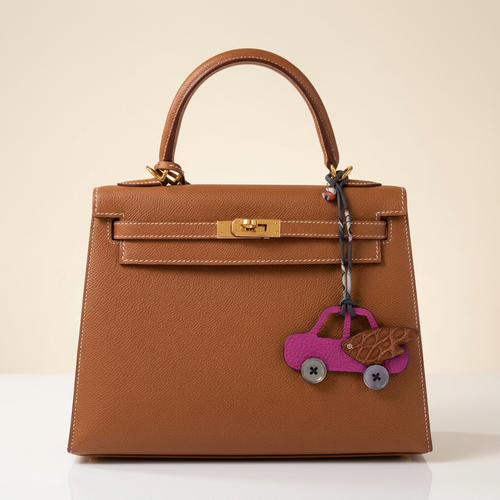 Hermès Kelly 25 Sellier Gold Epsom Gold Hardware