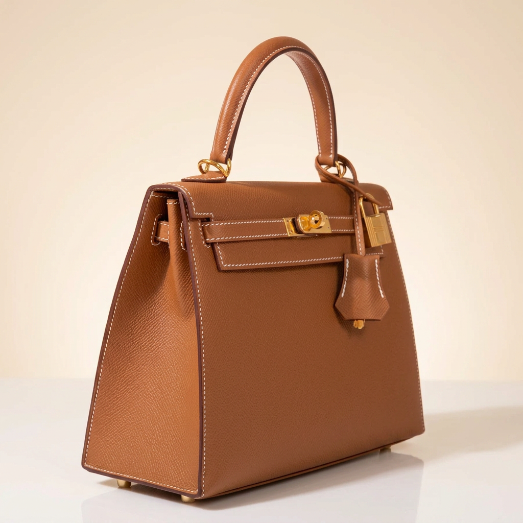Hermès Kelly 25 Sellier Gold Epsom Gold Hardware