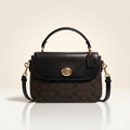 Coach Marlie Top Handle Satchel In Signature Canvas