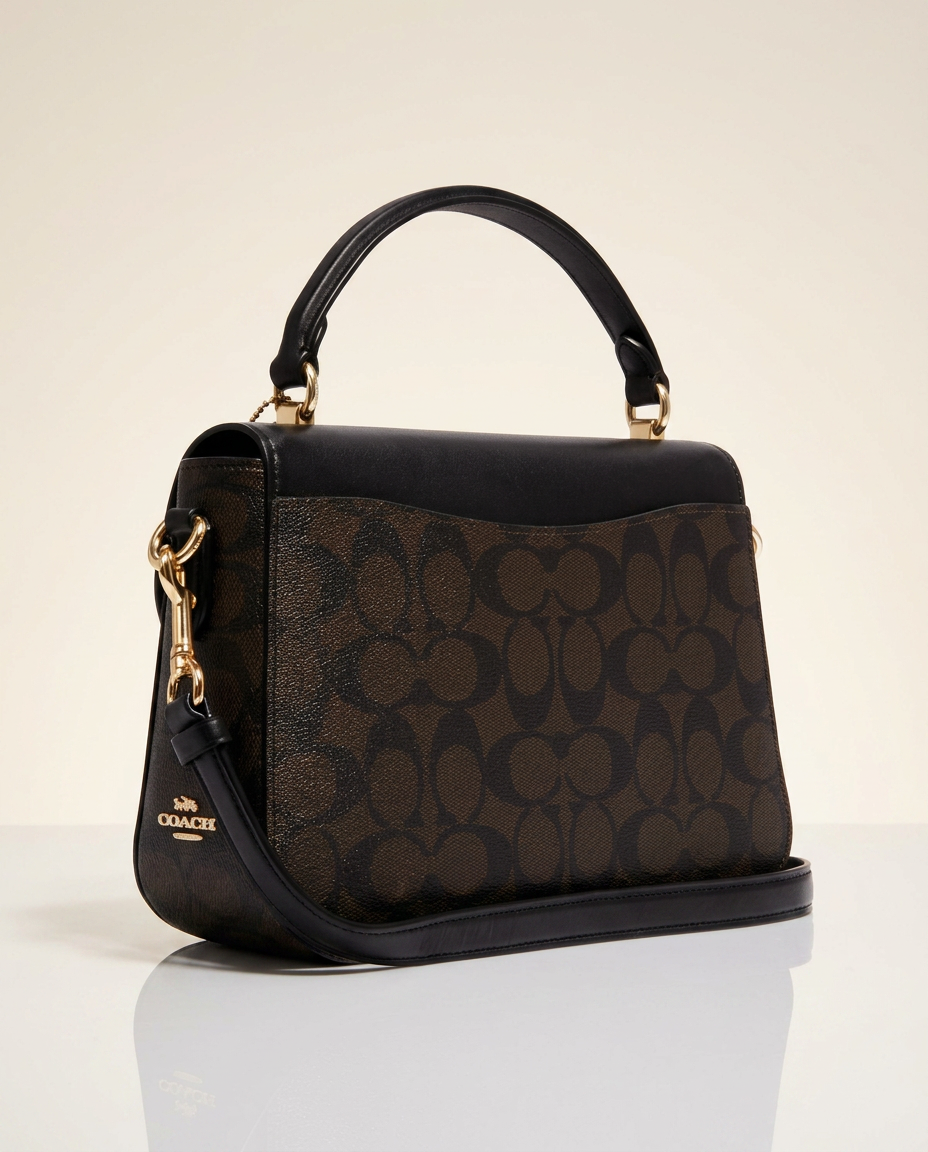 Coach Marlie Top Handle Satchel In Signature Canvas