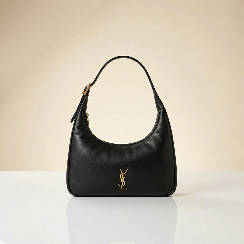 Sac Hobo Monogramme – L'Élégance Incurvée