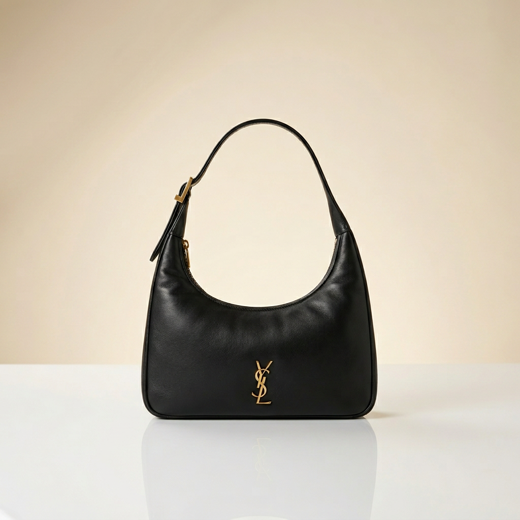 Sac Hobo Monogramme – L'Élégance Incurvée