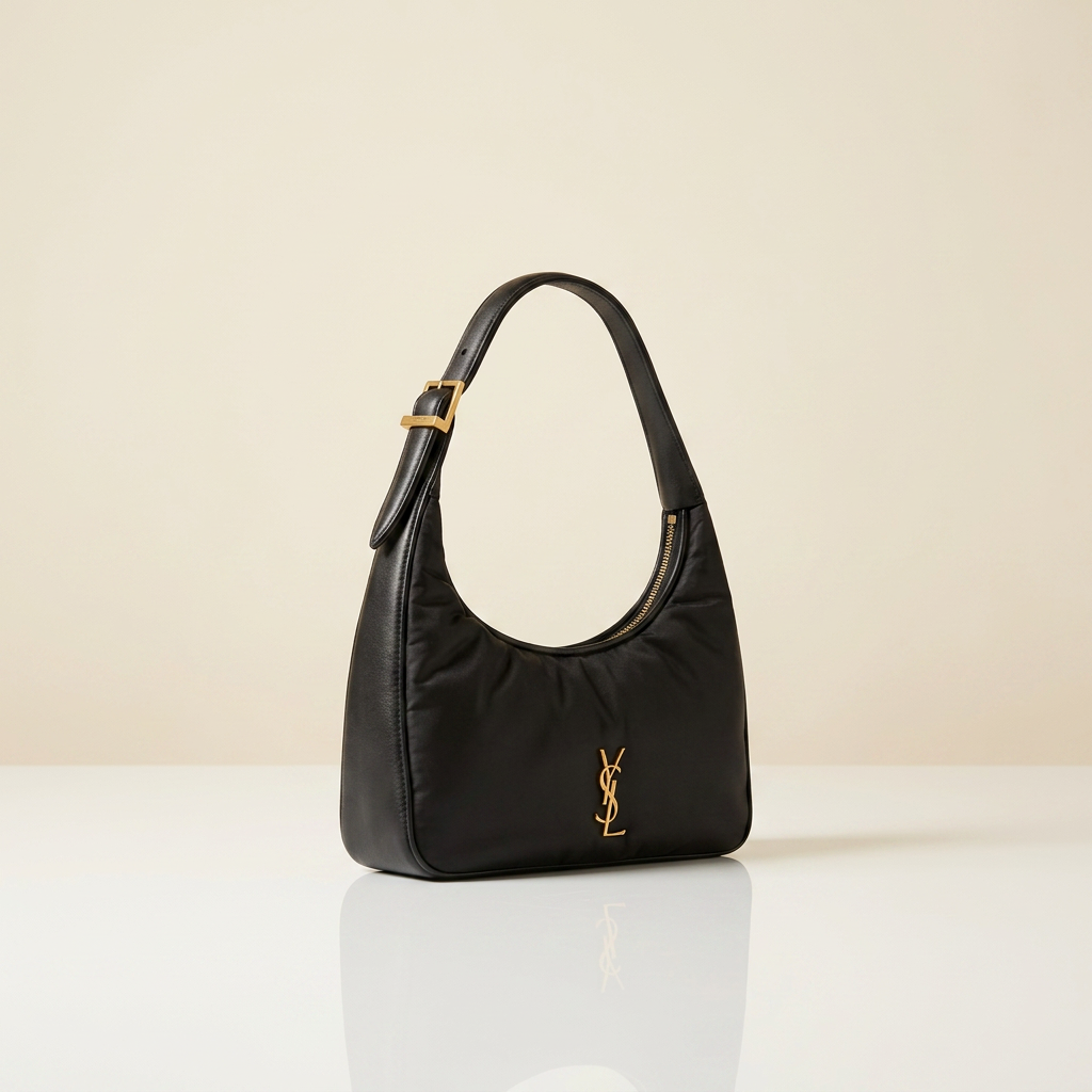 Sac Hobo Monogramme – L'Élégance Incurvée