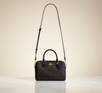 Sac Satchel Rowan en toile signature