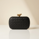 Pochette Minaudière Knot – L'Intrecciato Noir Impérial 1