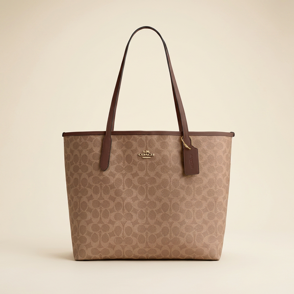 City Tote Bag In Signature Canvas