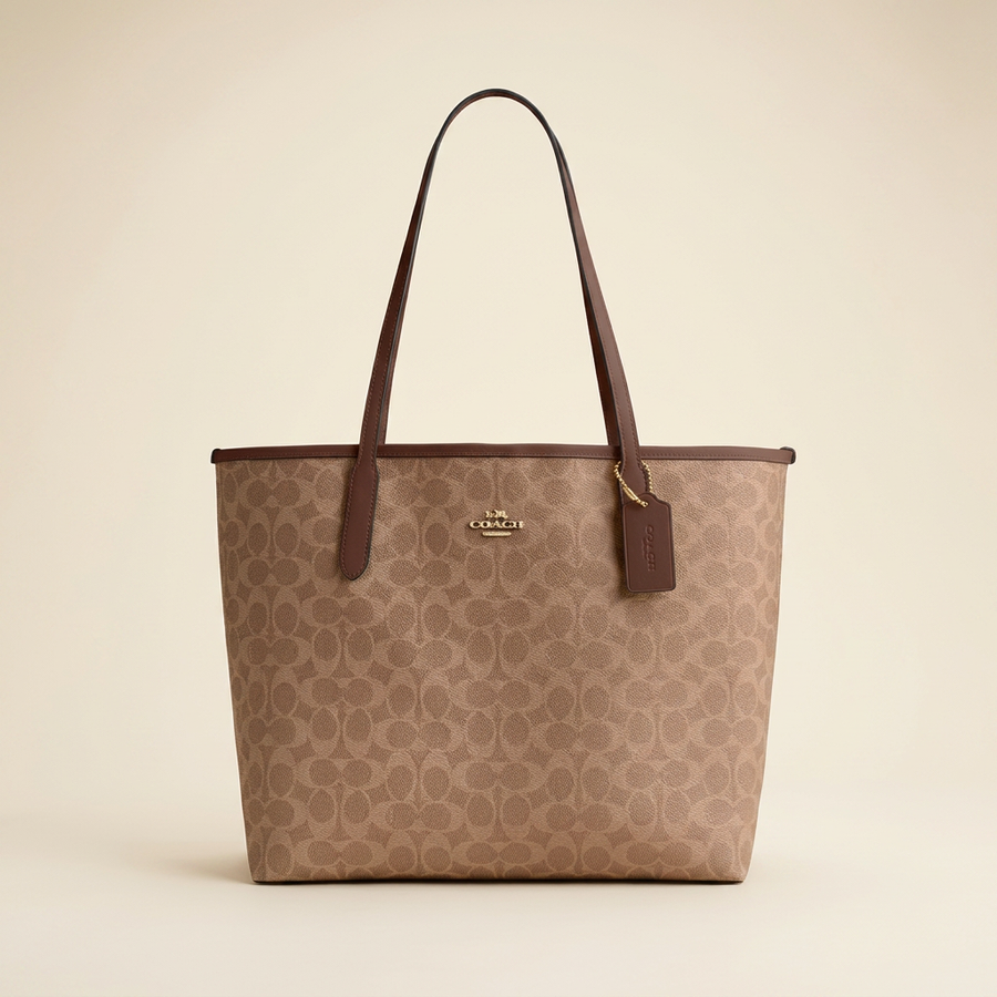 City Tote Bag In Signature Canvas
